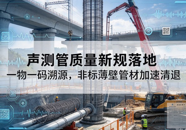 师宗声测管质量新规落地，一物一码溯源，非标薄壁管材加速清退