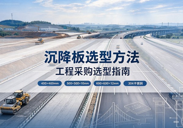 师宗沉降板选择方法